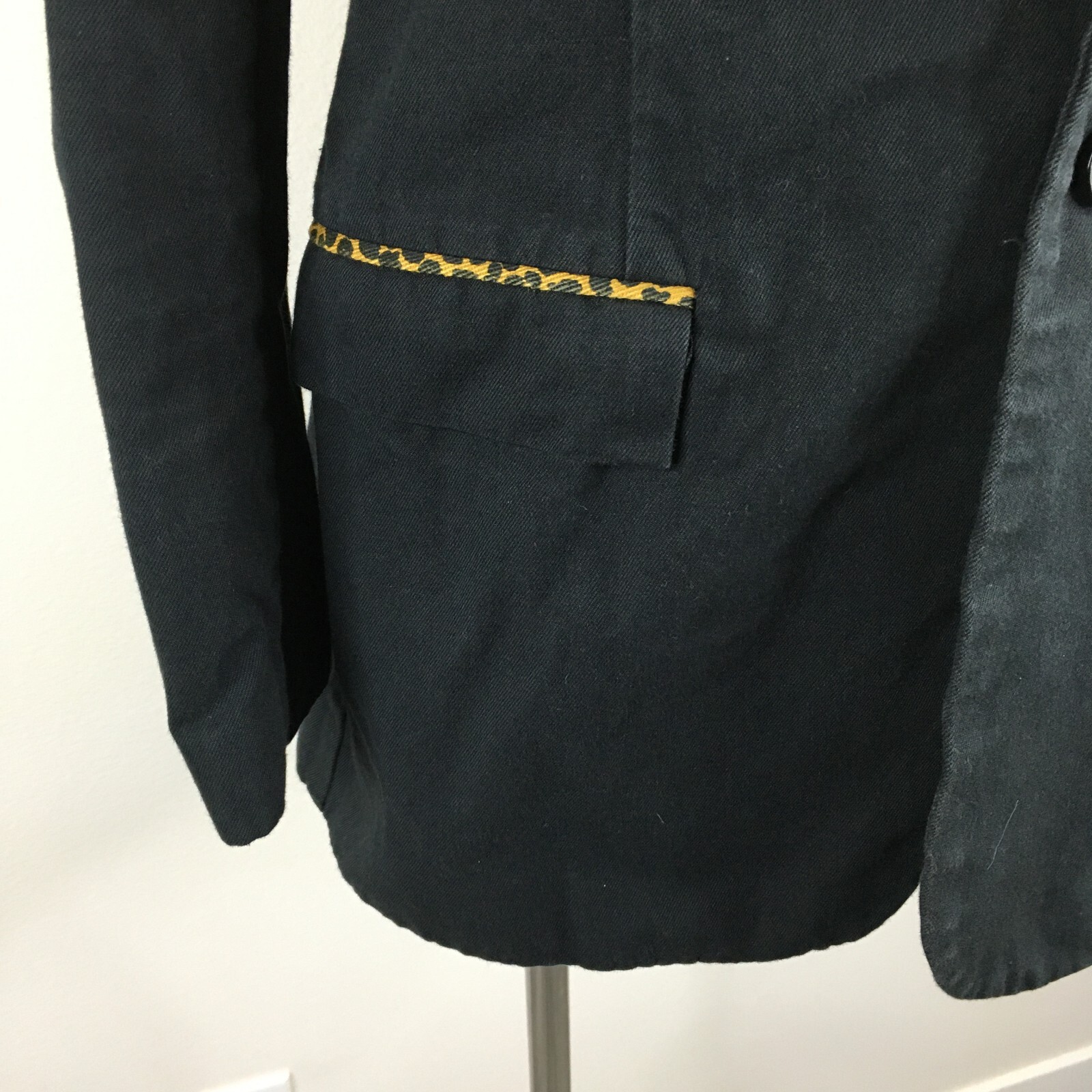 CURRENT ELLIOTT Black Leopard Print Collar & Trim… - image 9