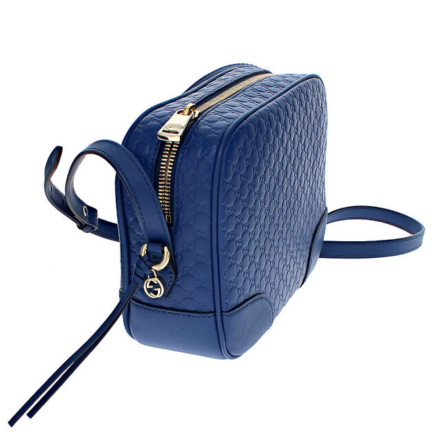 Gucci Microshima GG Blue Unisex Crossbody Bag 449413 BMJ1G 4231 | eBay