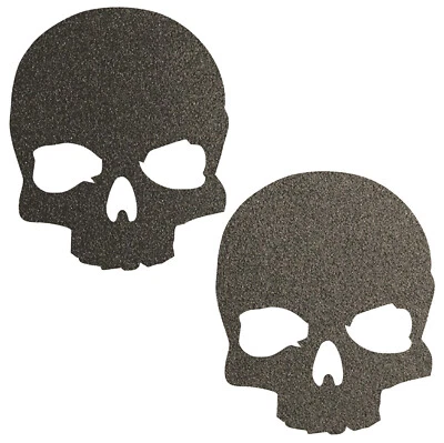 2x Reflektoraufkleber, Totenkopf Reflexsticker reflektierende Aufkleber Skull - Bild 1 von 2