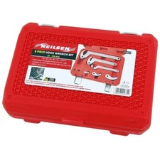Neilsen Adjustable Hook And Pin Wrench / Spanner / C Spanner 35 - 120mm 8pcs