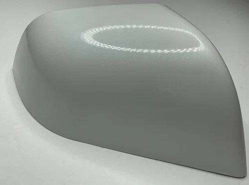 Tesla Model 3 Right Hand Passenger Side Mirror Skull Cover Cap "Pearl White"