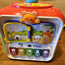 VTech Musical / Lights/ Sound Sort and Discover Activity Cube "No Blocks" Works