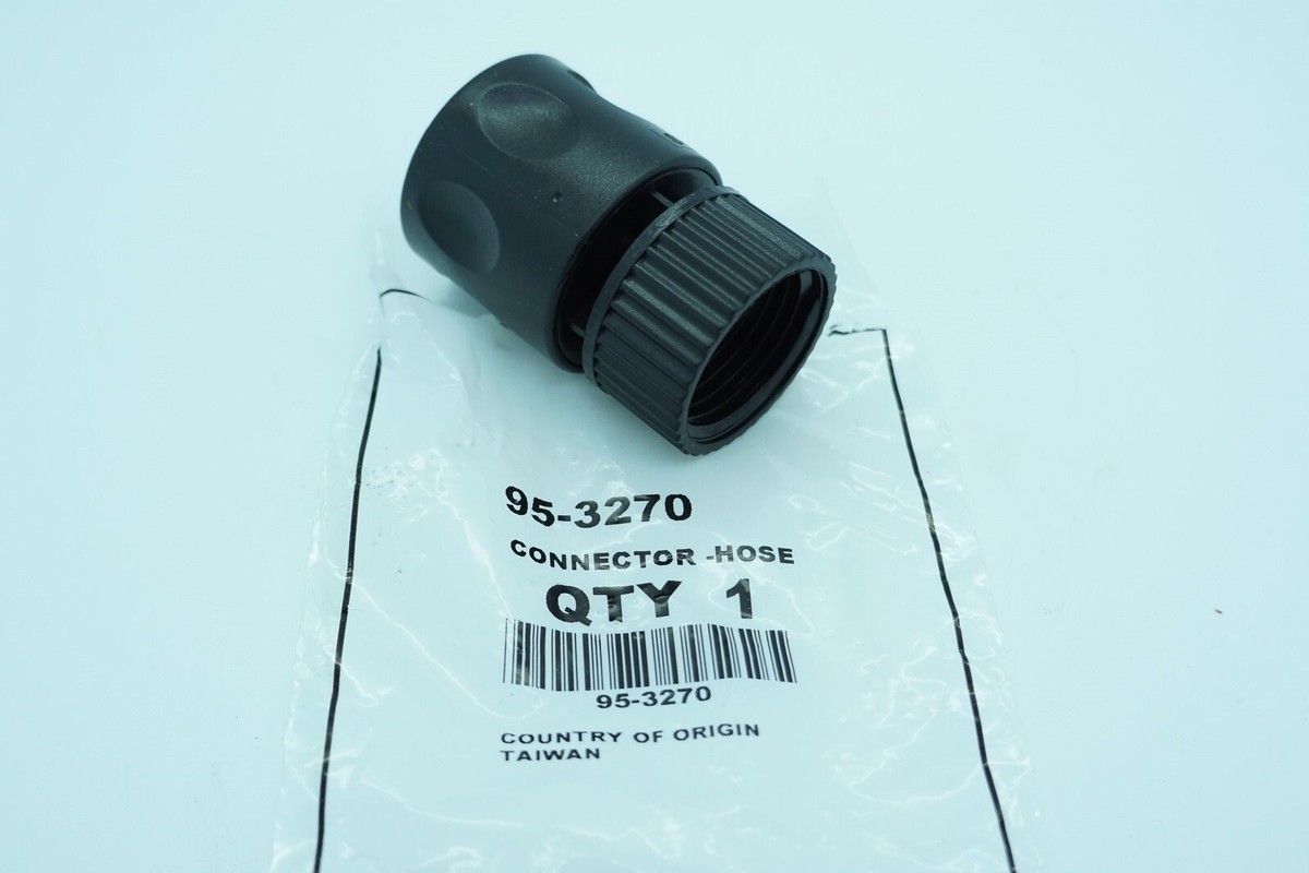 GENUINE OEM TORO PART # 95-3270 HOSE CONNECTOR; TORO WASHOUT