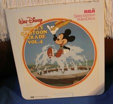 Walt Disney Cartoon Parade Vol. 4 On RCA SelectaVision VideoDiscs