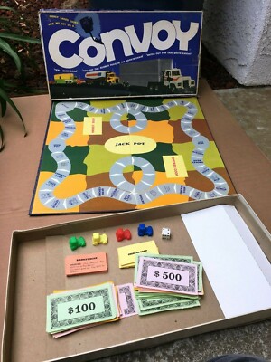 Rare Vintage 1976 Convoy Trucker Board Game No 7610 By Agi Ft Worth Tx Ebay