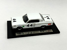 DODGE DART, GROUP 44, BOB TULLIUS, WHITE METAL & RESIN, 1/43 HAND-BUILT MODEL