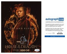 Emma D’Arcy Signed Autograph 8x10 photo ‘House of the dragon’ GOT rare ACOA