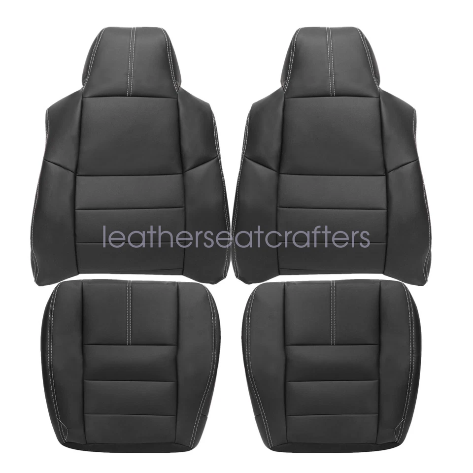 For 2008-2010 Ford F250 Super Duty Driver & Passenger Top & Bottom Seat Cover — 第 2/4 张图片