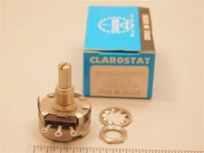 Mil-Spec Clarostat RV4NAYSD503A / 53C3-50K-S 50K 10% Potentiometer 1/4"Shaft