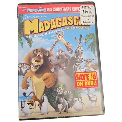 Madagascar DVD 2005 Dreamworks Widescreen Animation New Sealed