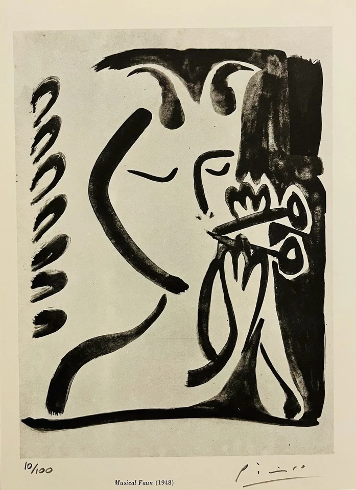 Pablo Picasso Hand-Signed Original Print With COA and +$3,500 USD Appraisal - Image 2 of 4