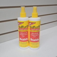 Sulfur 8 Medicated Antidandruff Conditioner Braids Moisturizing 12oz 2pk
