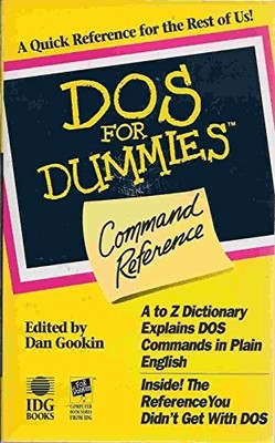 DOS for Dummies(r) Command Reference by Greg 1878058916 FREE Shipping
