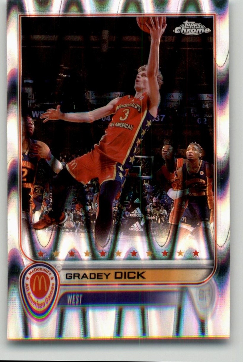 2022 Topps Chrome McDonald's All American Gradey Dick RayWave #16