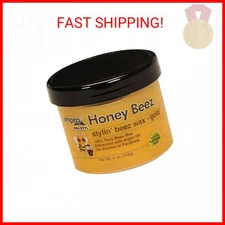 AmPro Pro Styl Beez Wax - Softens Your Hair and Provides Strong Hold - Infused w