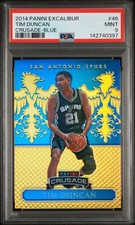 2014-15 PANINI EXCALIBUR TIM DUNCAN CRUSADE BLUE GOLD #46 /149 PSA 9 New!