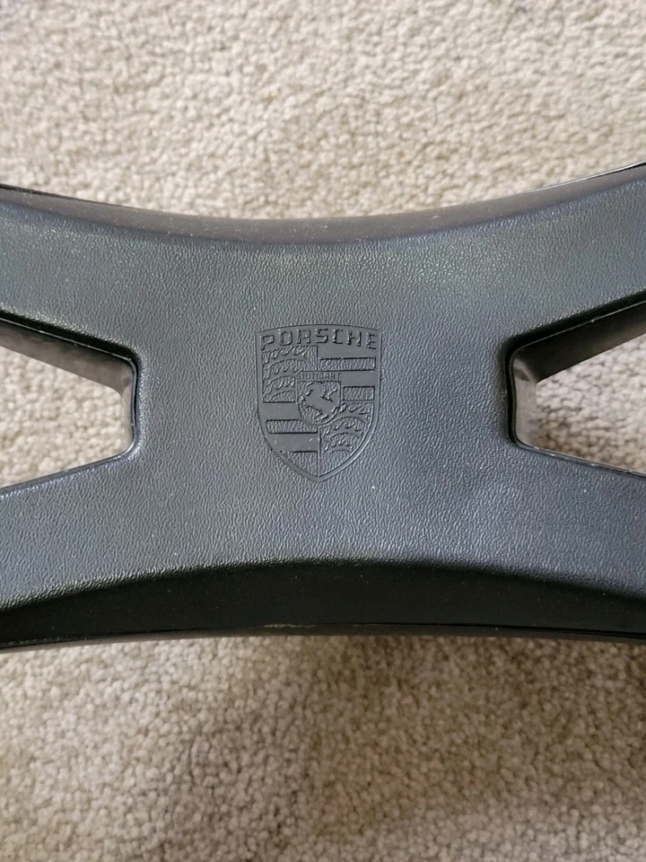 Резиновый руль Porsche 911 912 914 оригинальный с качалкой 15 дюймов - Изображение 3 из 4