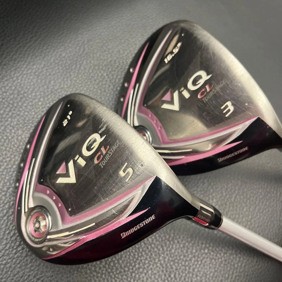 Bridgestone ViQ Ladies Fairway Wood 3-5 Set Pink Shaft  16.5°/21° - Image 2 of 4
