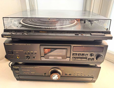 Technics SL-BD220 FG Servo Automatic Turntable Black 33/45RPM RCA
