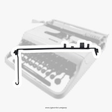 Olivetti Lettera 22 Margin Stop Control Bar — Vintage Typewriter Spare Part thumbnail