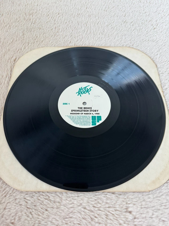 BRUCE SPRINGSTEEN Story HOT ROCKS 2LP Radio 1988 United Stations Programming USP - Image 4 of 4