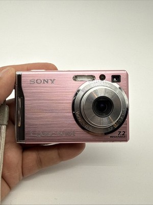 Sony Cyber-shot DSC-W80 7.2MP Digital Camera – Pink – with Battery