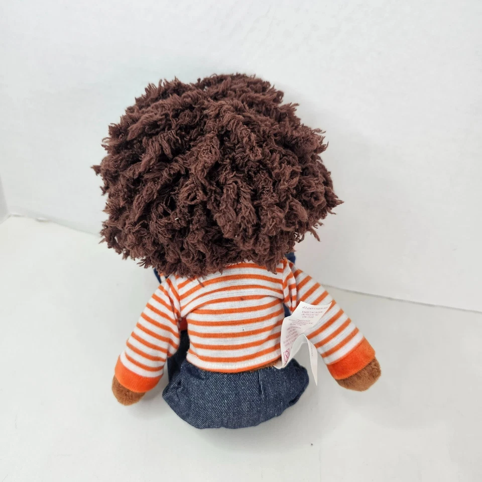 Girlz N Dollz Avery Boy Doll Plush Navy Orange Outfit Shirt African American Toy - Image 3 of 4