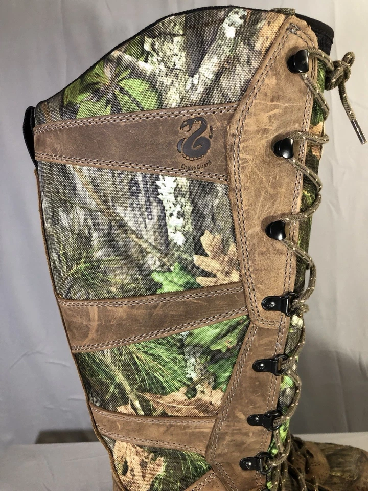 Red Wing Irish Setter Vaprtrek Waterproof Mossy Oak Snake Proof Boots Womens 7.5 - Image 4 of 4