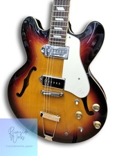 EPIPHONE Casino VC Semi-Hollow Body E-Gitarre Vintage Sunburst