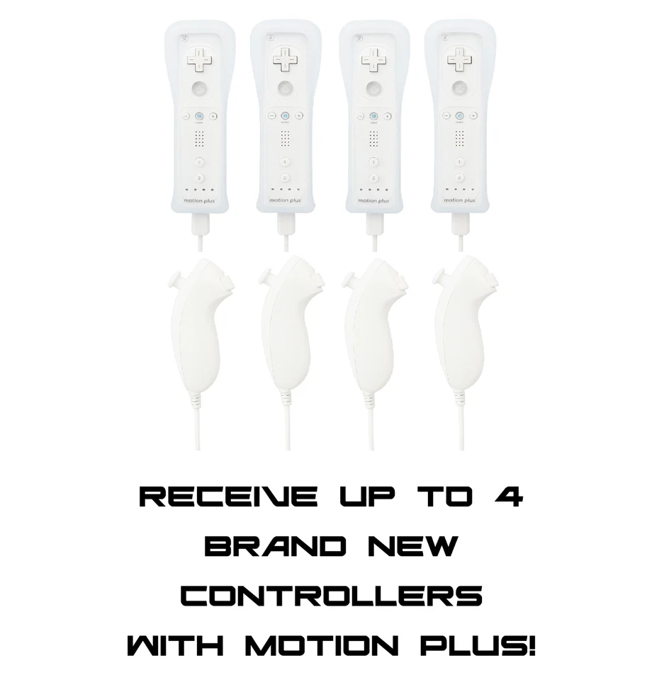 Nintendo Wii Console HDMI Bundle – Motion Plus, Wii Sports, Mario Bros + 5 Games - Image 2 of 4