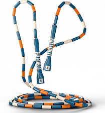 Elite Beaded Jump Rope - Adjustable Speed Rope for Fitness, CrossFit, Boxing ...