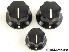 Fender Standard Jazz J Bass 3 GUITAR KNOBS, Volume Tone Parts.