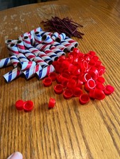 Pyro Tubes & Plastic Plugs M80 SIZE 9/16 x 1-1/2, 50 ct WITH 100 PLUGS & 50FUSES