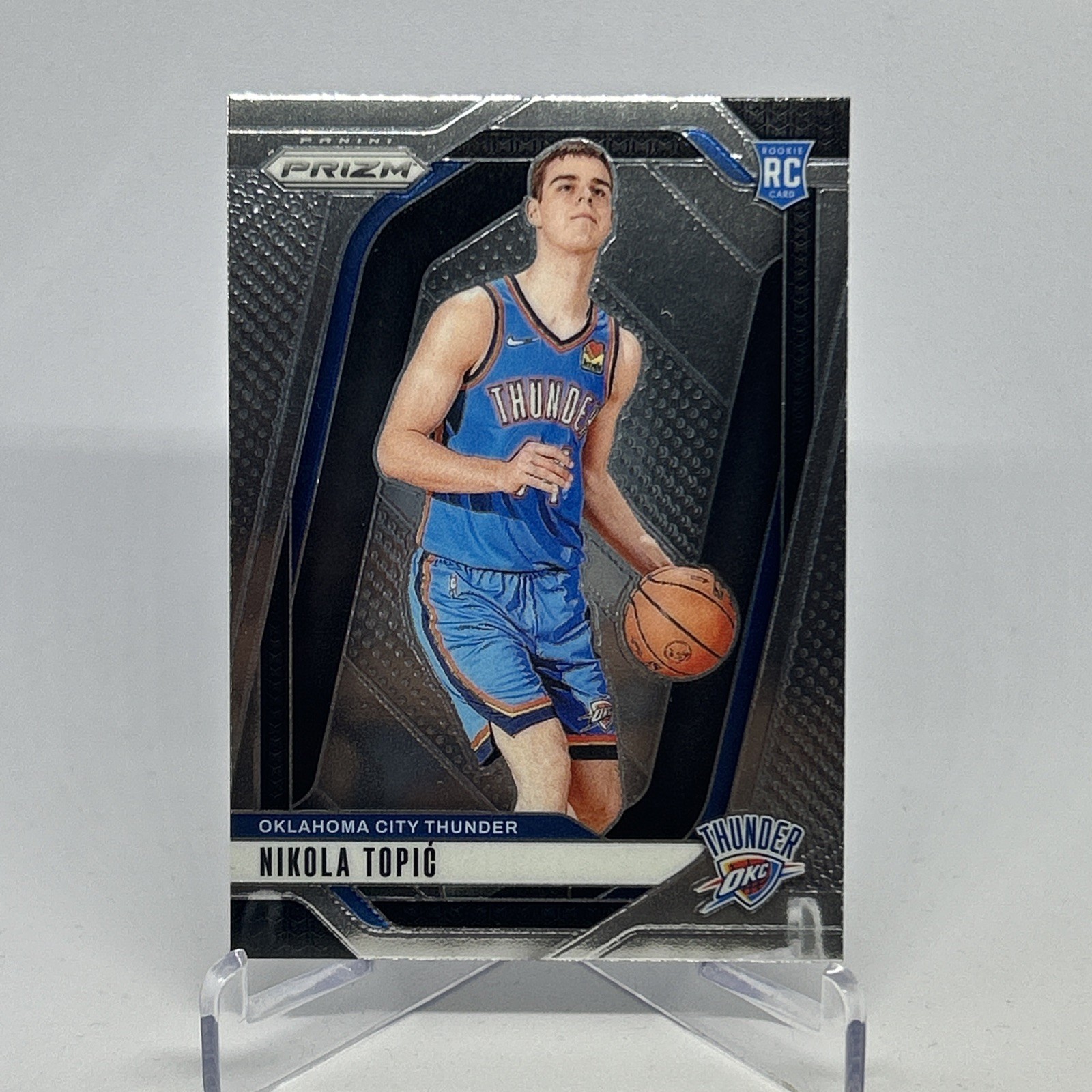Nikola Topic 2024-25 Panini Prizm #230 Rookie Card (RC) — Oklahoma City Thunder