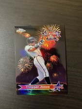Chipper Jones 1997 Topps Chrome 1st Team All Stars '96 Refractor #AS8 Rare HOF