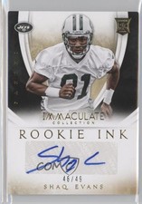 2014 Panini Immaculate Rookie Ink 46/49 Shaquelle Evans Shaq Evans #35 Auto 0f8