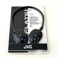 JVC HA-S160-B Flats Headphones Foldable Stereo Ear-Pad Wired Black