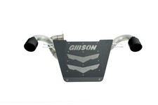 Gibson 2.25in Dual Exhaust - Black Ceramic Fi...