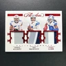 2021 Panini Flawless Triple Patches Elliott/Dak Prescott/Ceedee Lamb Ruby /15