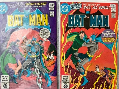 Batman #334 #335 (1981) - Complete Lazarus Affair Arc - Ra's al Ghul, Catwoman