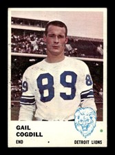 1961 Fleer #83 Gail Cogdill Lions VG-EX+ *5F