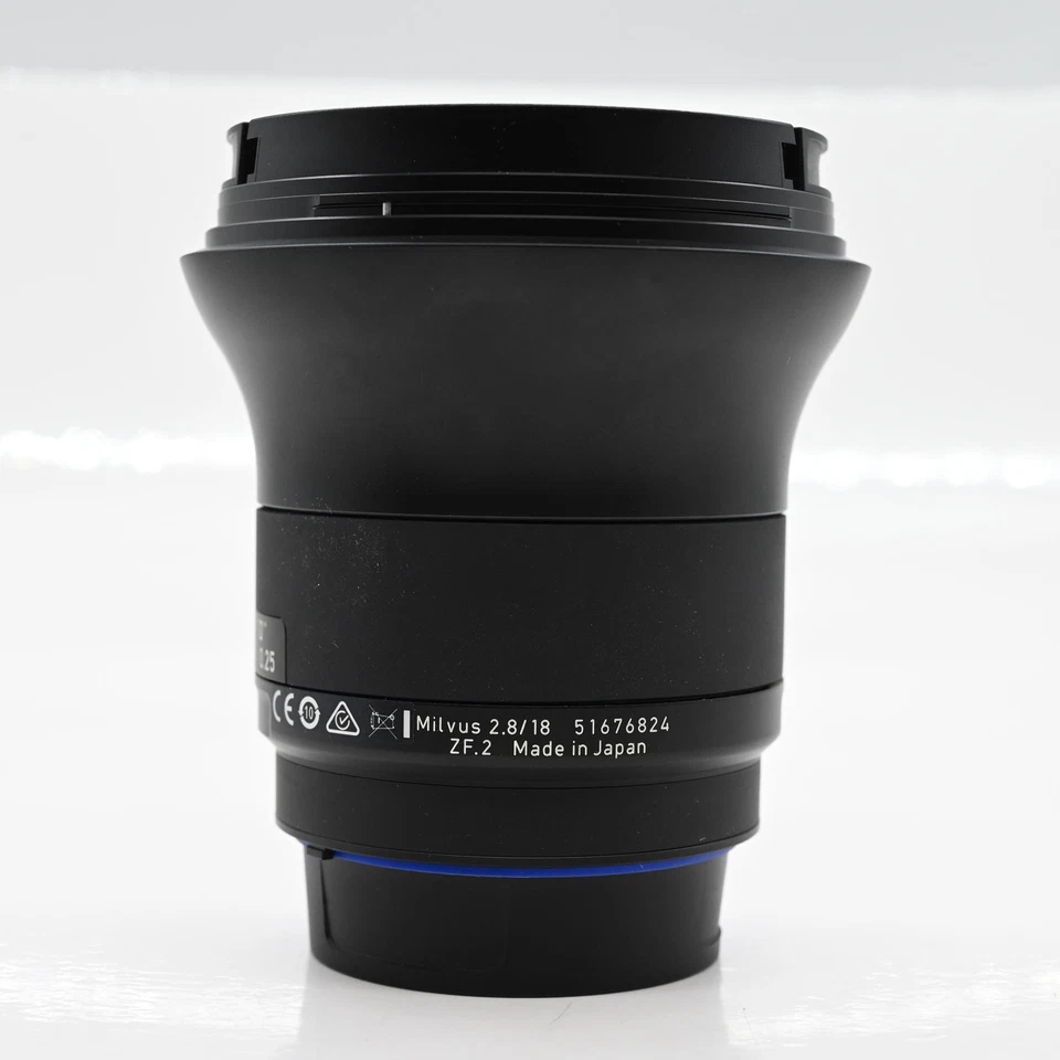 Zeiss Milvus 18mm f2.8 ZF.2 Distagon T* Lens Nikon F #824 - Image 2 of 4