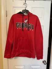 Champions Brand Red UGA Hoodie Size M