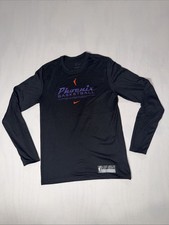 WNBA Phoenix Mercury Shirt Large Black Nike Tee Dri-Fit Basketball Medium