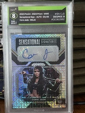 2023 Panini WWE Cora Jade Sensational Signatures  #SN-CJD Silver Prizm  23/25 