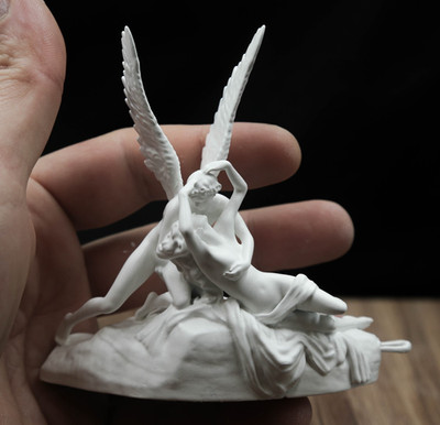 Eros and Psyche Statue Miniature   Romantic Greek Mythology   Love Sculpture  