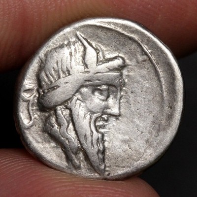 Pegasus Denarius Roman Republic Silver Coin 90BC Winged Horse Ancient Rome