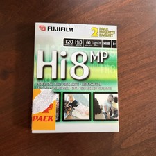 Fujifilm Hi8 2 Pack Video Tapes MP P6-120 Professional Grade New Old Stock