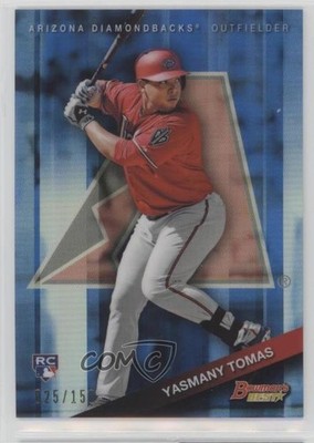 2015 Bowman's Best Blue Refractor 25/150 Yasmany Tomas #46 Rookie RC 1b7