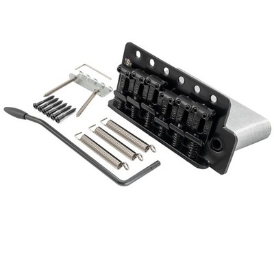 Wilkinson Black 54mm 6-Screw Vintage Bent Saddle Tremolo Bridge For Strat Guitar